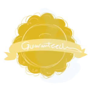 Guaranteed Acceptance - A Gold Seal with Guaranteed written across it
