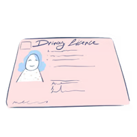 An illustration of a British Drivers License - Showing that the Deed Polls we draft are accepted by the DVLA