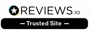 The logo for the reviews website Reviews.io that holds our independent customer reviews - Excellent Reviews